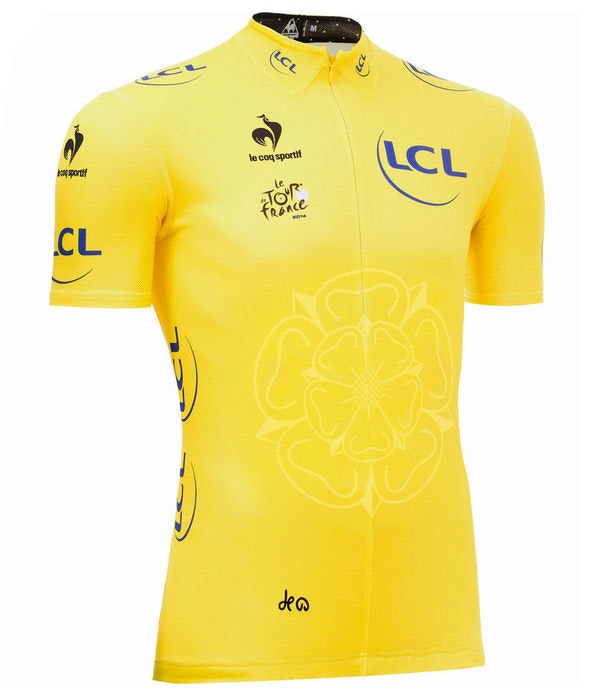 The coveted Tour de France yellow jersey