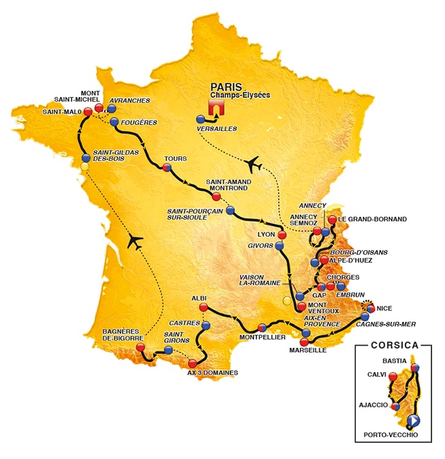 Tour de France 2013 Stages