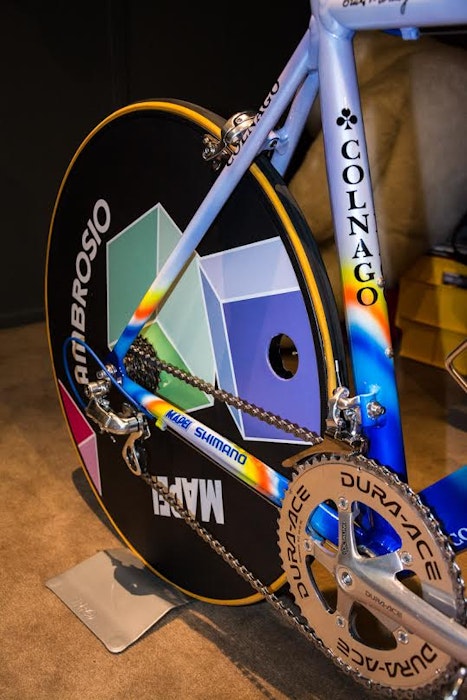 Fabio s Colnago Mapei Collection disc wheel