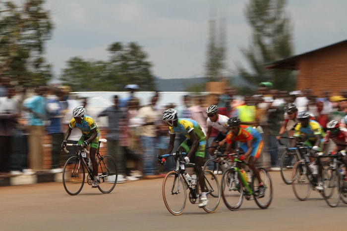 Team Rwanda racing photo courtesy John Russell