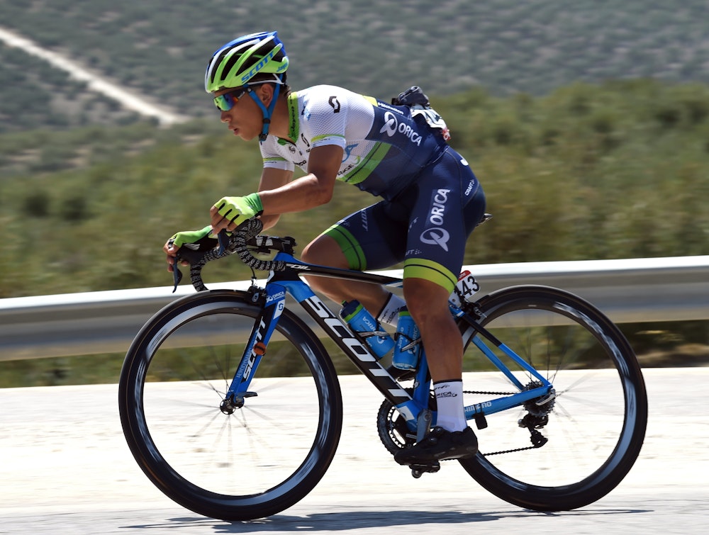 Caleb at Vuelta a Espana