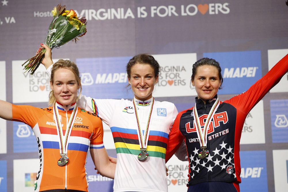 Lizzie armistead wins women s world champ road race