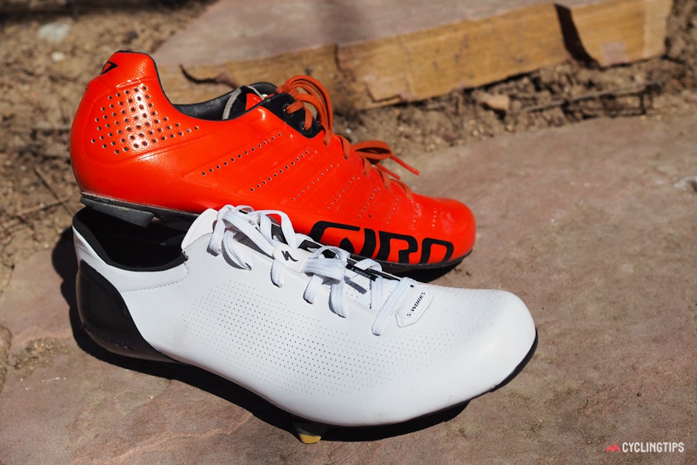 Specialized S Works Sub6 shoes Giro comparison
