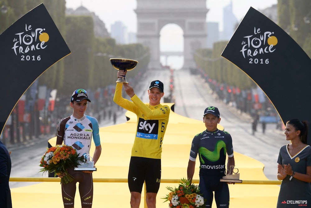 final podium Tour de France 2016