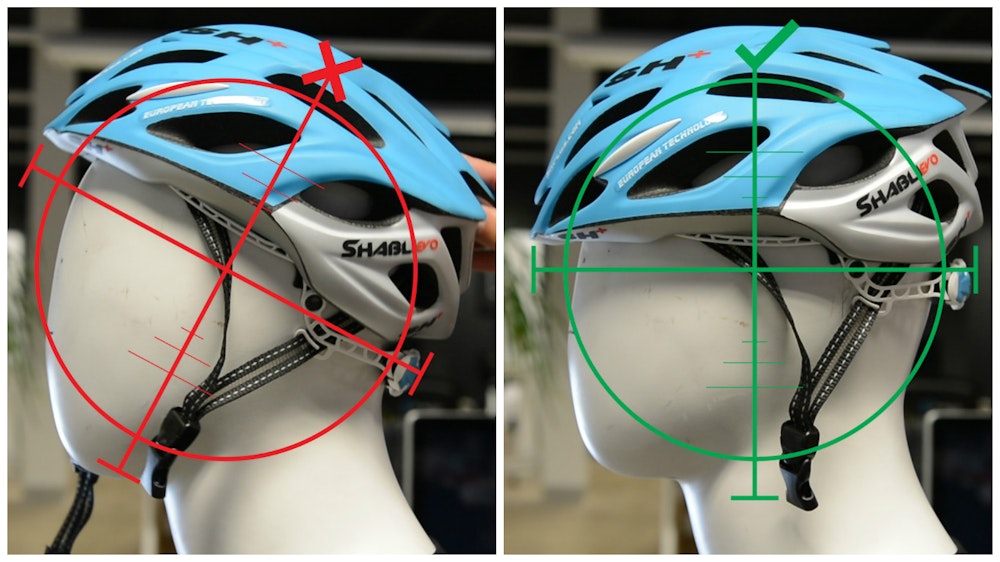helmet position