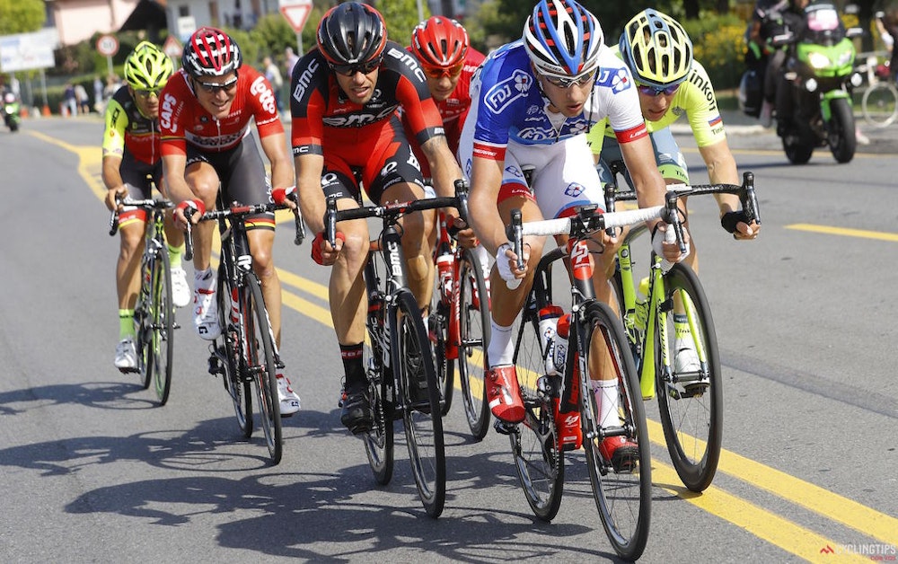 six man breakaway on Stage 17 of the 2016 Giro d Italia